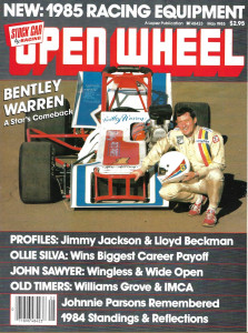 OPEN WHEEL 1985 MAY - BENTLEY WARREN, JIMMY JACKSON, BECKMAN, SILVA, SAWYER